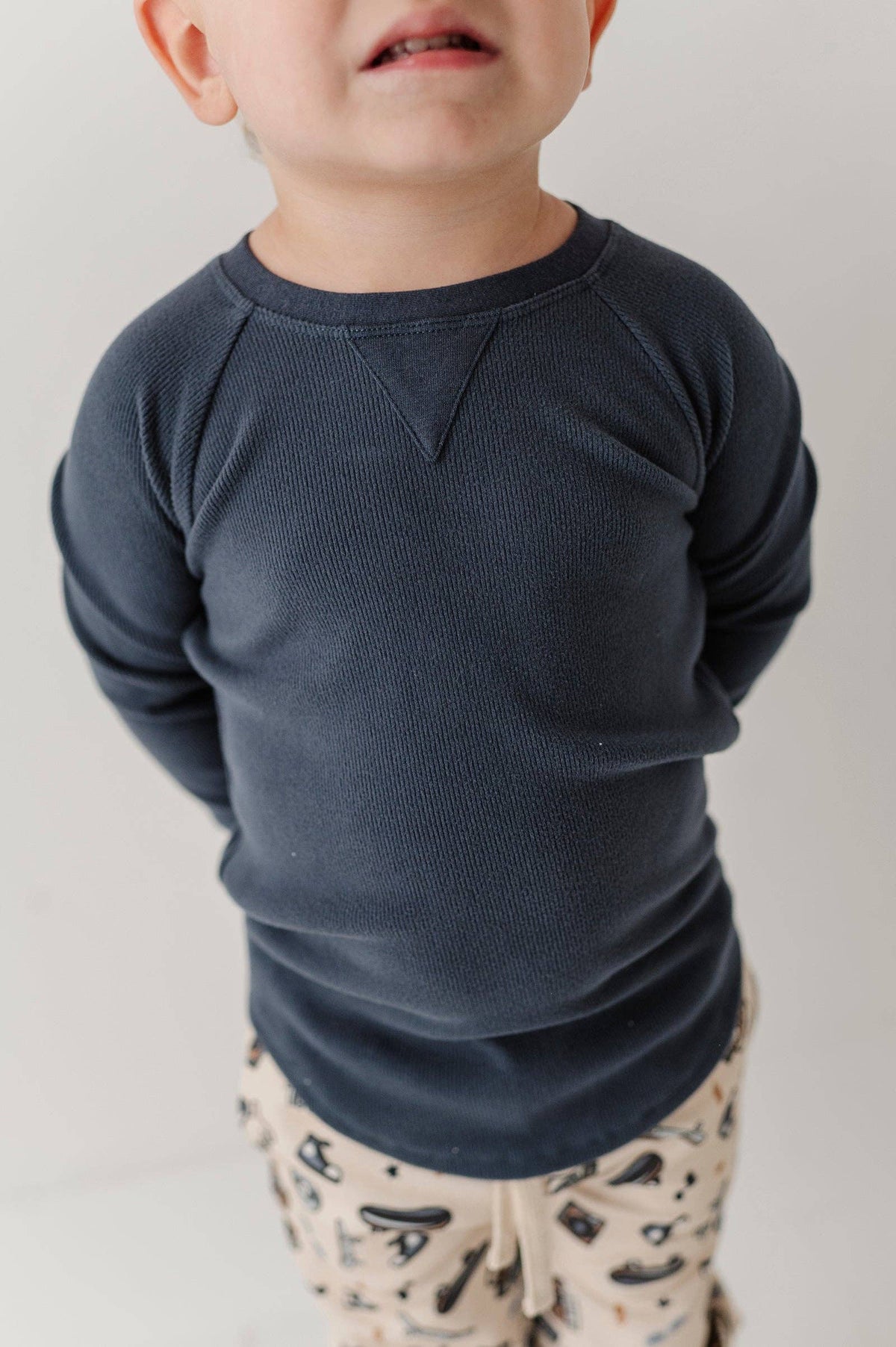 Babysprouts Ribbed Top - Blue