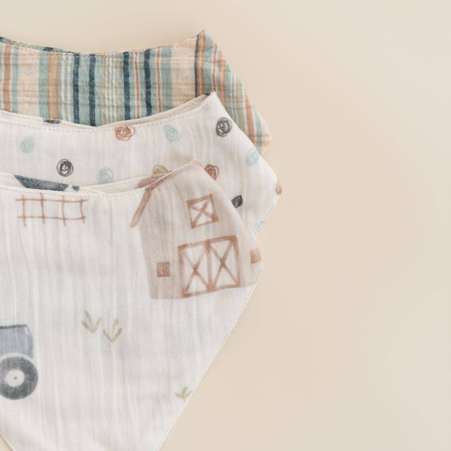Muslin Bib Set - Farmhouse