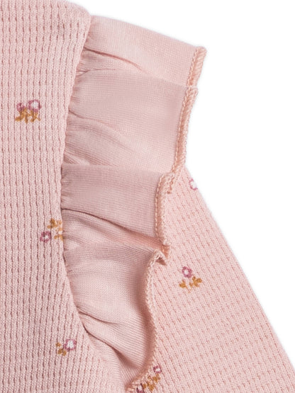 Mila Waffle LS Romper - Tilda