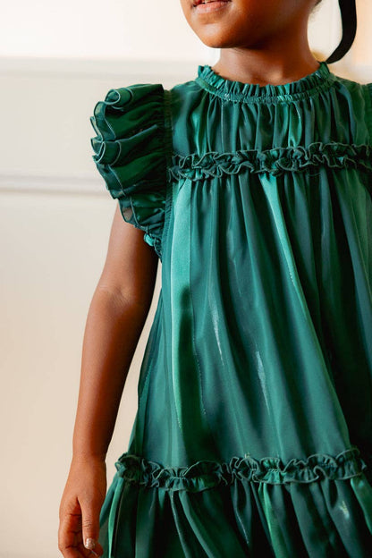 Mini Peridot Dress in Green