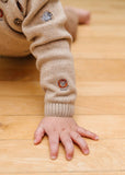 Oat Baby Sweater - Safari