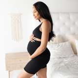 Bamboo Maternity No Rub Short - Black
