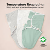 Soothe Zippy Baby Swaddles Sleep Sacks - Sage