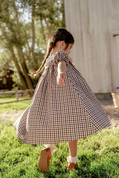 Mini Emery Dress in Chestnut