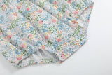 Smocked Flutter Romper - Floral
