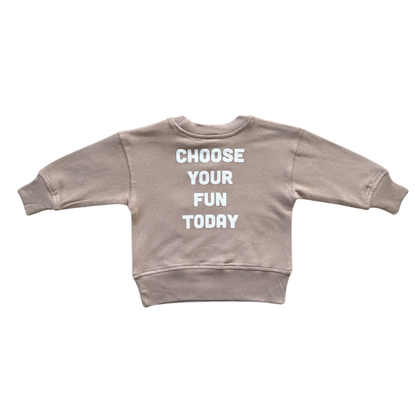 Boxy Sweatshirt Bamboo - Smiley