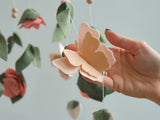 ChilDreams - Baby Mobile - Floral nursery mobile - Butterfly crib mobile