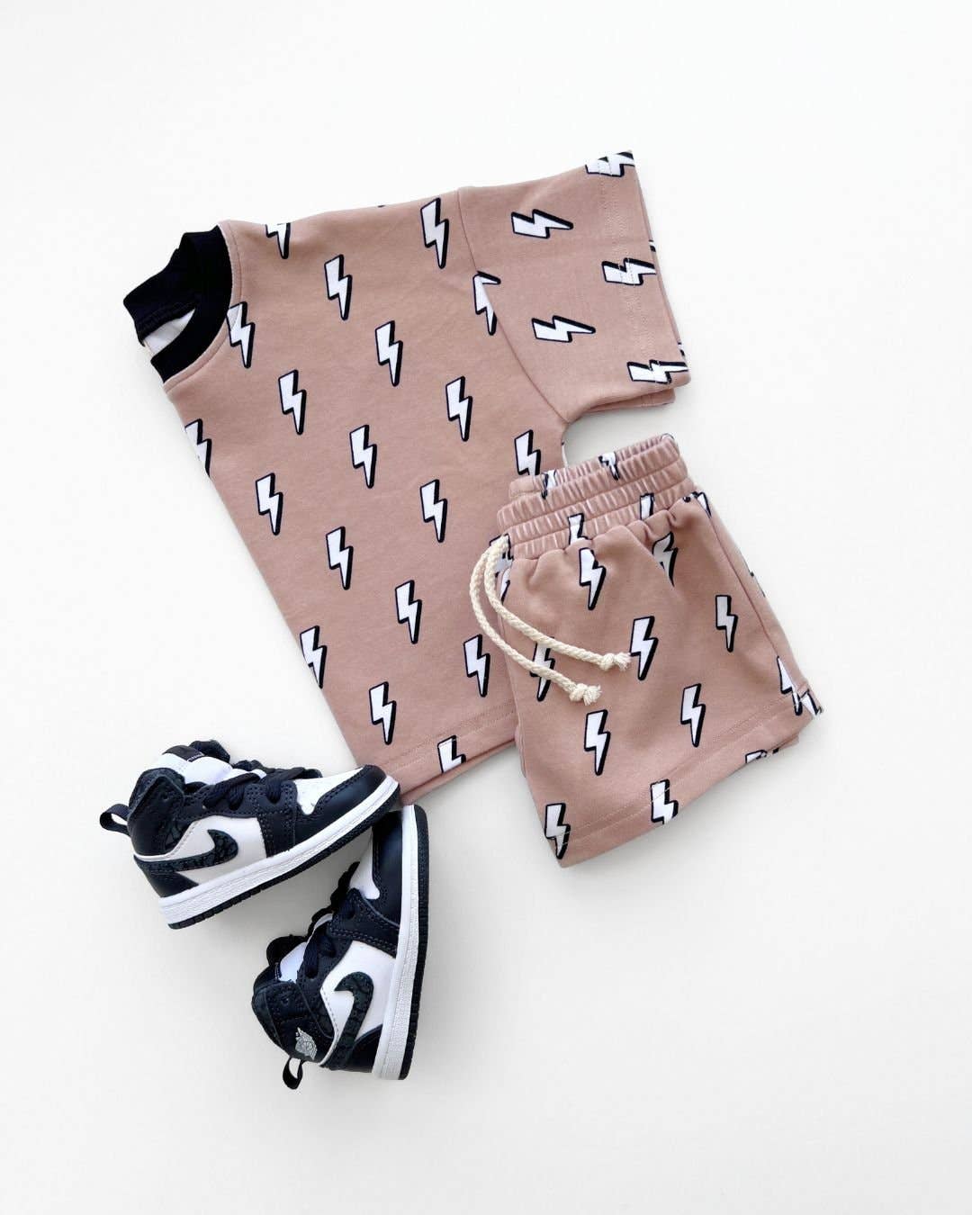 Shorts Set | Tan Bolts