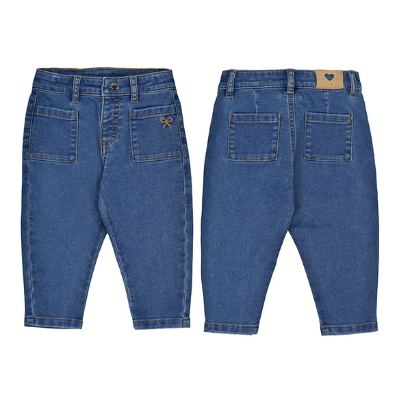 Mayoral - Girls Denim Trousers