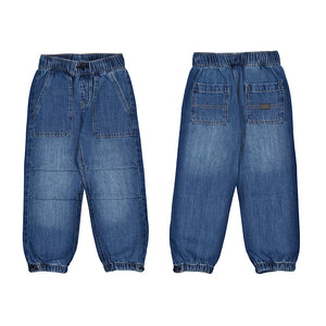 Mayoral - Denim Parachute Pants