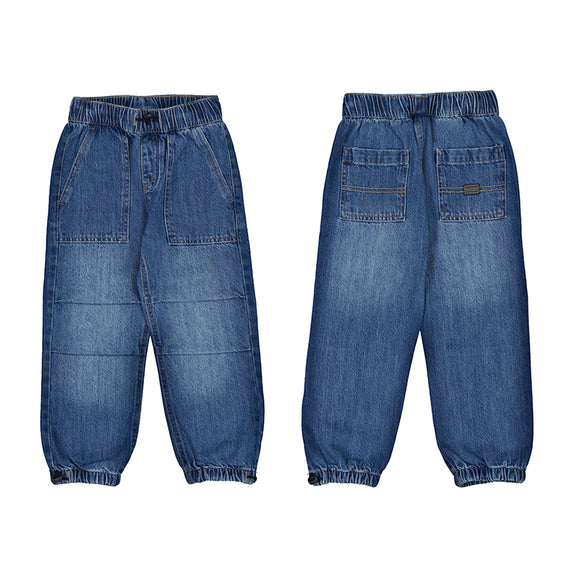Mayoral - Denim Parachute Pants