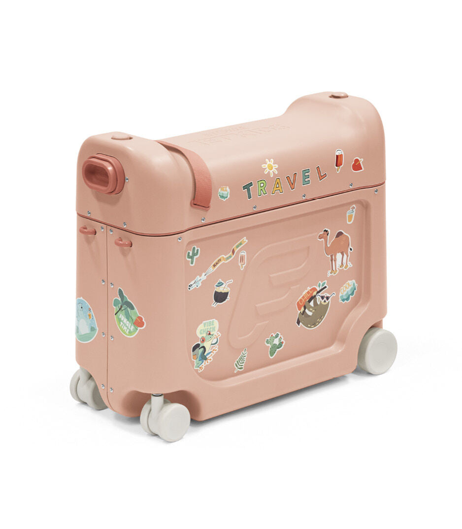 JETKIDS キャリーオン・トラベルベッド ホワイト JetKids by Stokke BedBox Moonglow White Ride on Kids Suitcase +