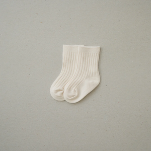 Mebie Baby - Crew Socks - Vanilla
