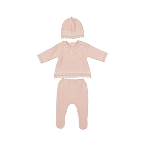 Mayoral - Boxed Knit Baby Set - Blush