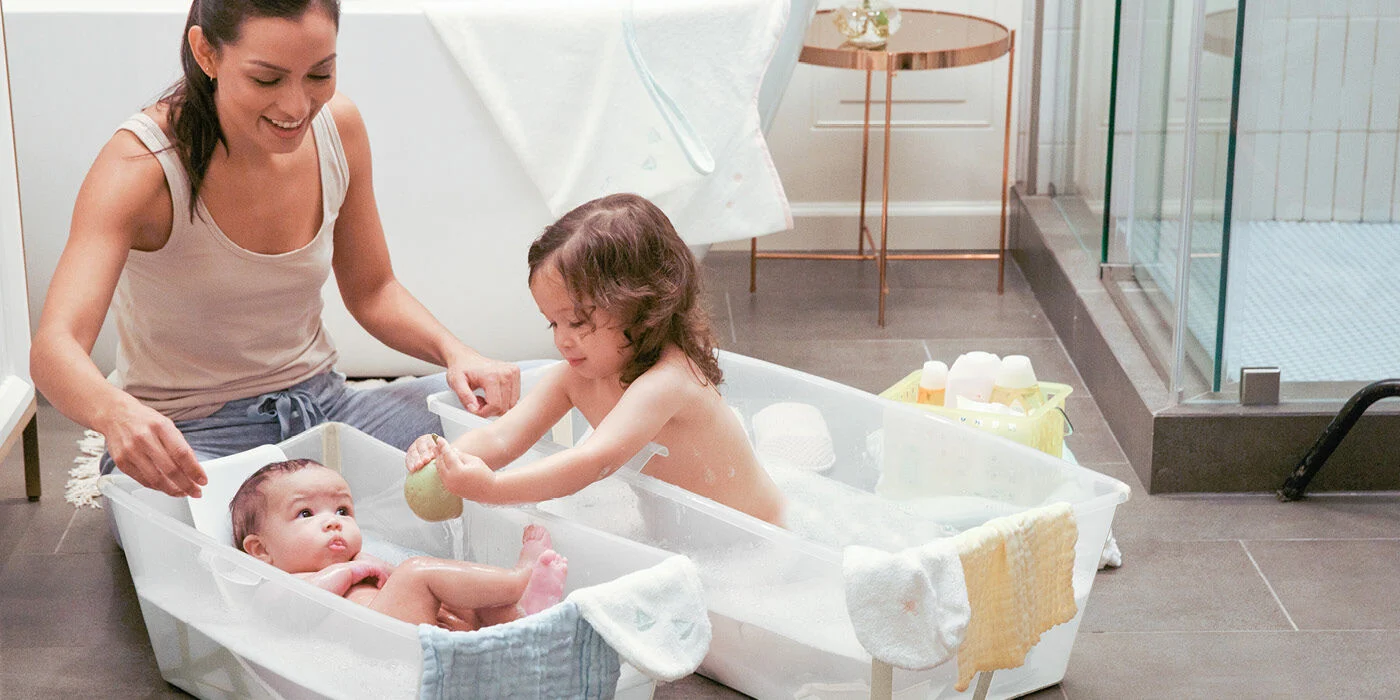 stokke xl tub Stokke Flexi Bath X-Large Sandy Beige Bundle