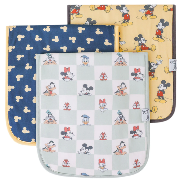 Mickey Burp Cloth Set-3 pack