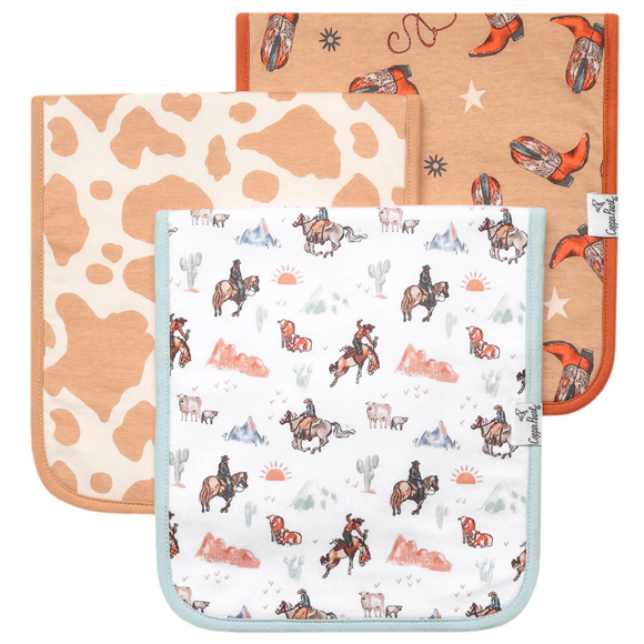 Boone Burp Cloth Set-3 pack