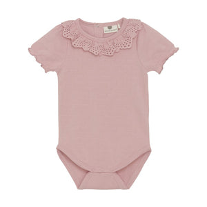 En Fant SS Bodysuit - Pink Pom