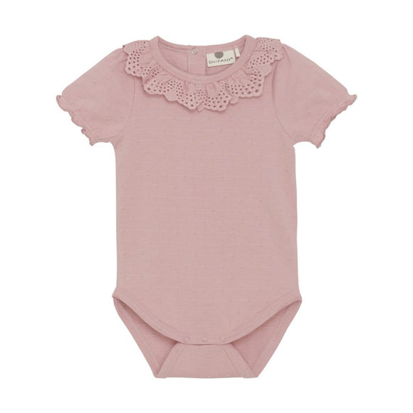 En Fant SS Bodysuit - Pink Pom