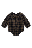 Elowen Playsuit - Navy Check