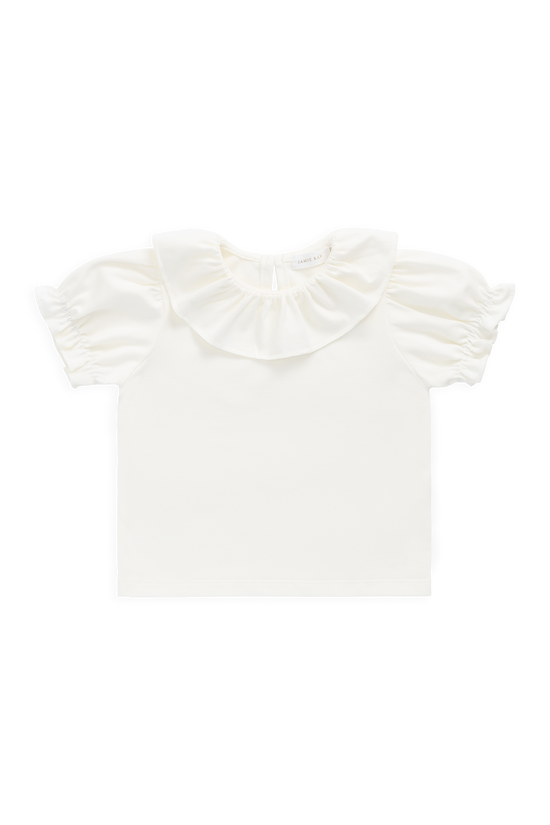 Jamie Kay - Pima Cotton Livvy Top - Parchment