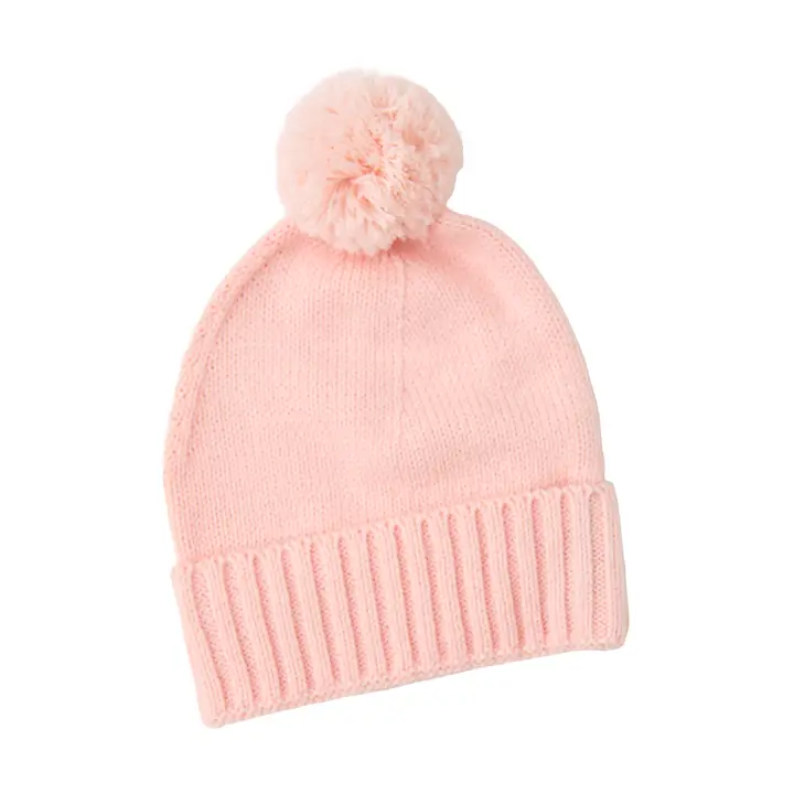 KNIT POM BEANIE