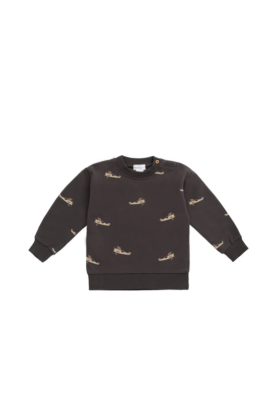 Jamie Kay - Peyton Sweatshirt - Pilot Planes Bistre