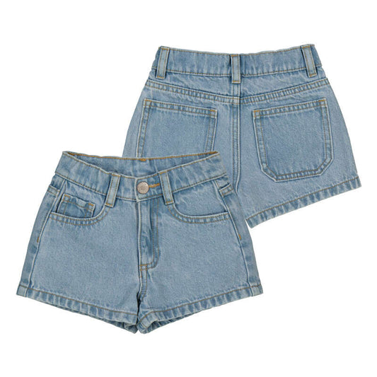 Mayoral - Girls Jean Shorts - Light