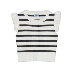 Mayoral - Knit SS Flutter Top