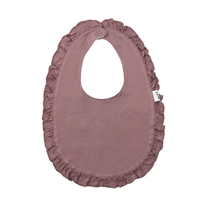 RUFFLE SNAP BIB
