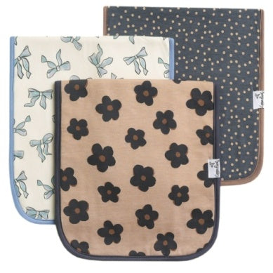 3 Pack Premium Burp Cloths - Gemma