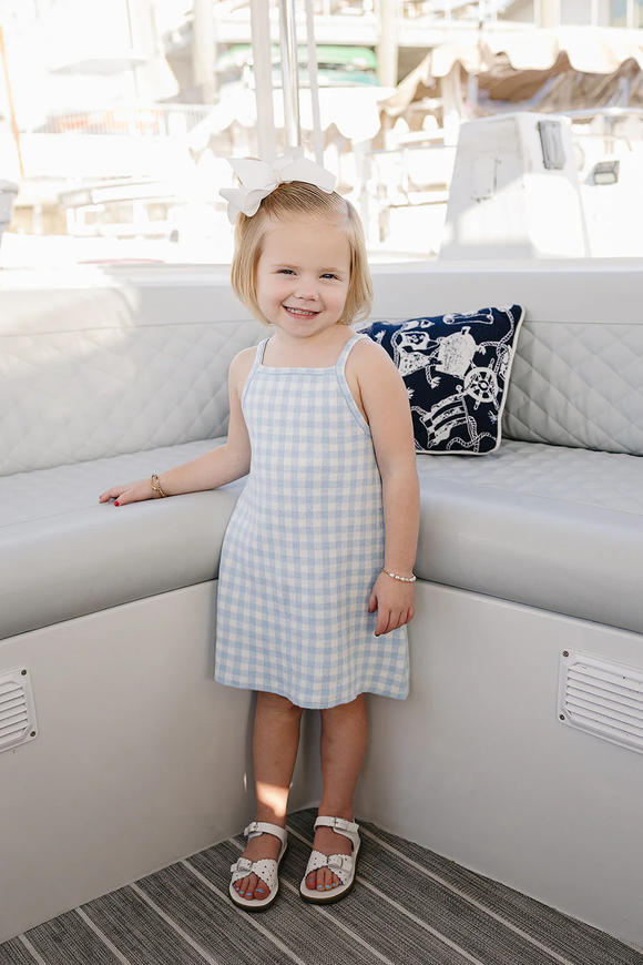 blue gingham jumper dress Cotton Hybrid Gingham Jumper in Kansas-Medium