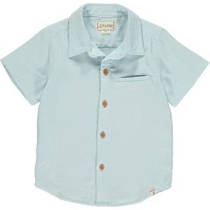 Newport Blue Button Up - Toddler