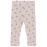 En Fant - Pointelle Leggings - Rose Floral