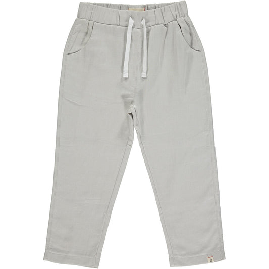 BOSUN Grey Cotton Pants - Toddler