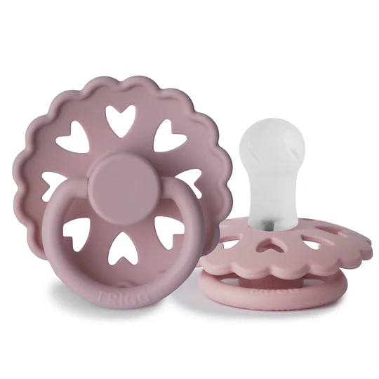 FRIGG Fairytale Silicone Baby Pacifier - (Baby Pink/Soft Lilac)