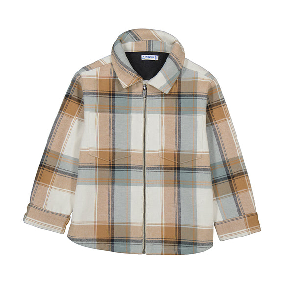 Mayoral - Plaid Jacket - Caramel