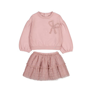Mayoral - Tulle Skirt Set - Crystal