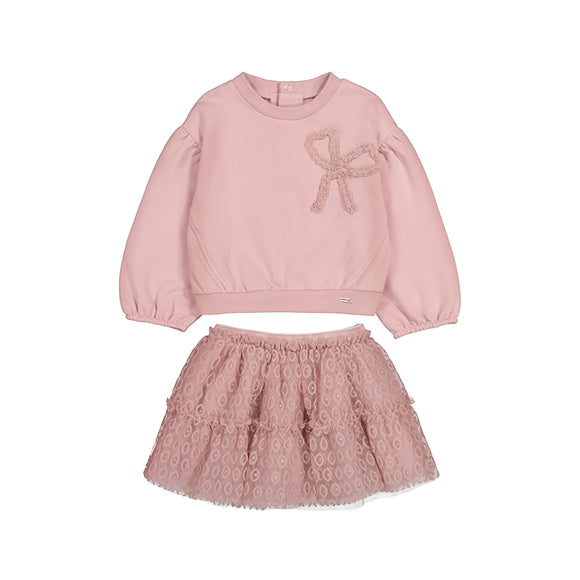 Mayoral - Tulle Skirt Set - Crystal