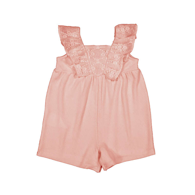 Mayoral - Jumpsuit Lace Romper - Peony
