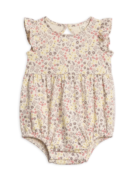 Organic Sommer Romper - Giada Floral/Lilla