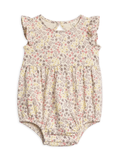Organic Sommer Romper - Giada Floral/Lilla