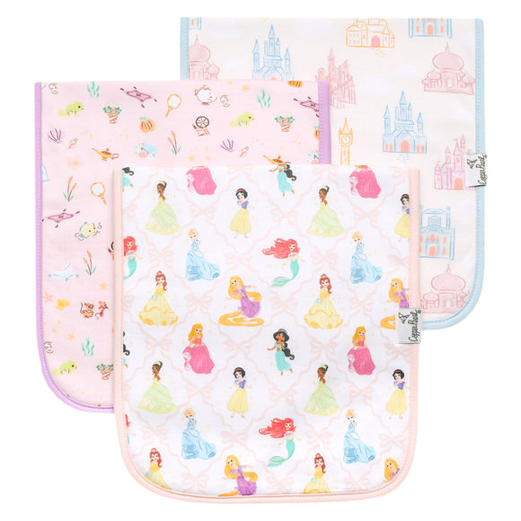Disney Princess Burp Cloth Set-3 pack