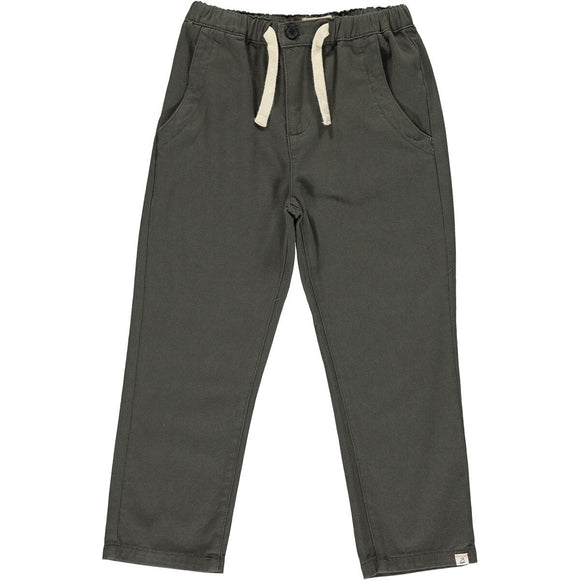 Me & Henry - Jay Twill Pants in Charcoal