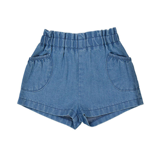 Denim Pocket Shorts - Chambray