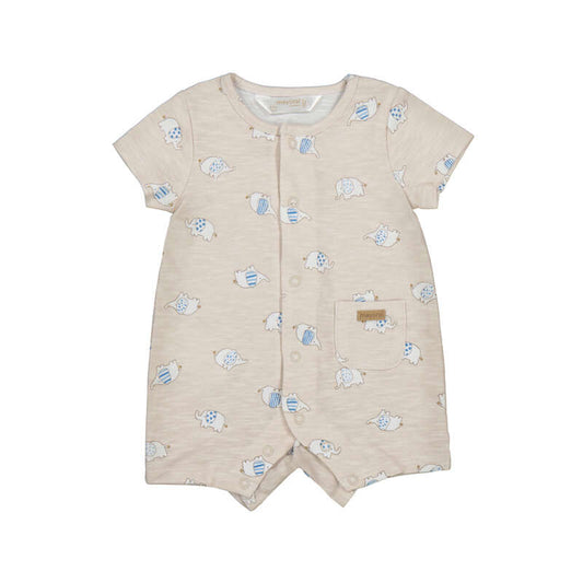 Mayoral - Cotton Romper - Elephant