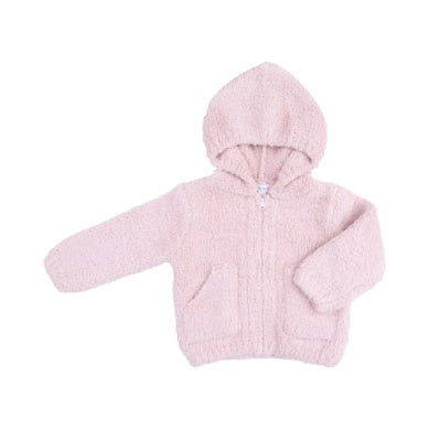 Chenille Hooded Jacket - Blush