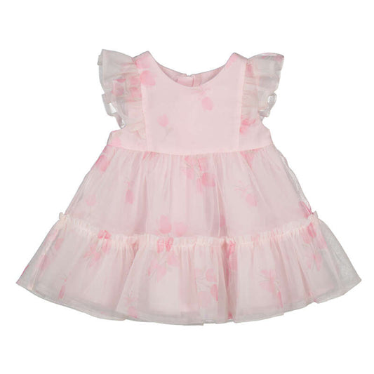 Mayoral - Tulle Dress - Baby Rose