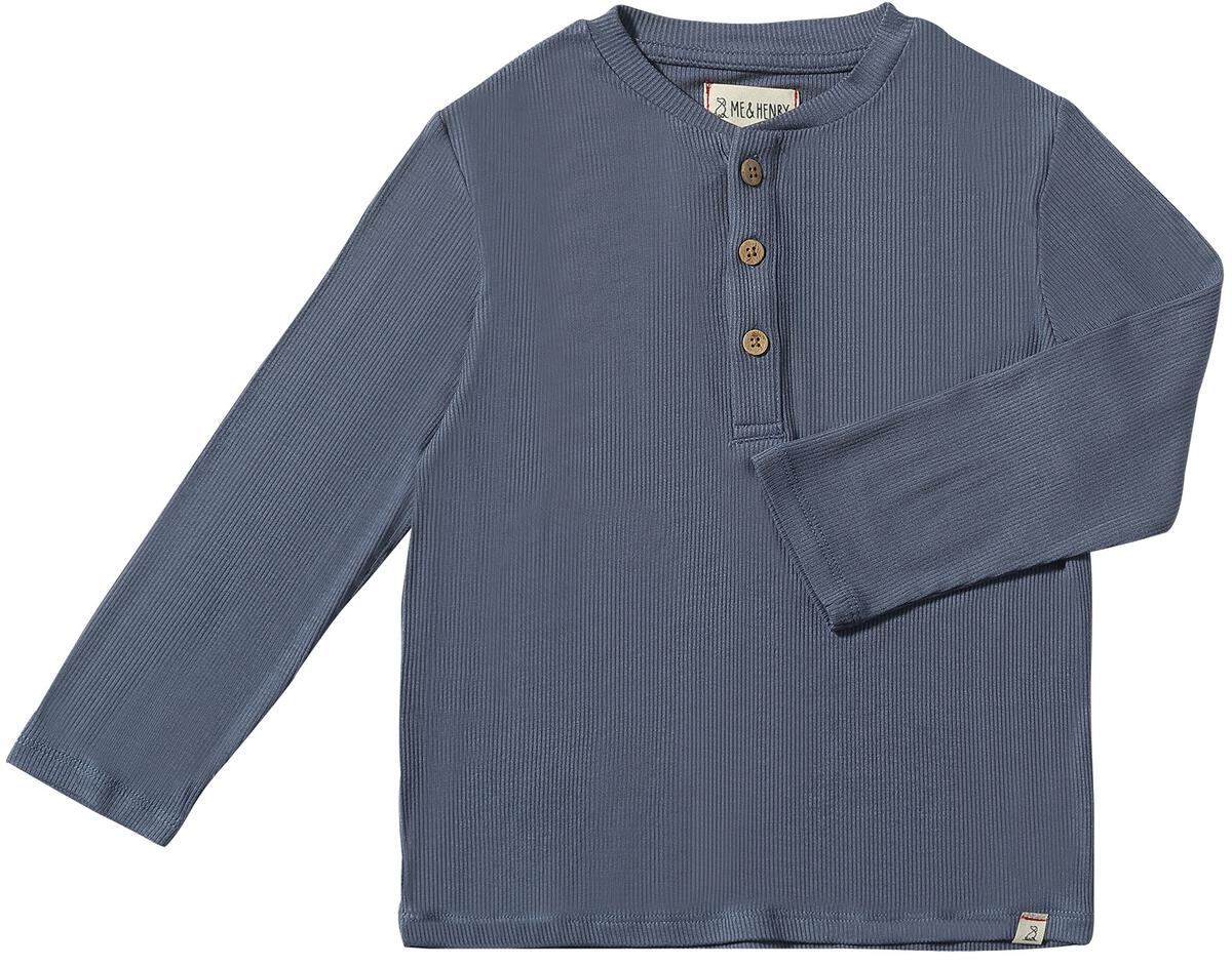 Adams Ribbed Henley - Stone