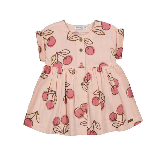 Mayoral - Cotton Dress - Cherry